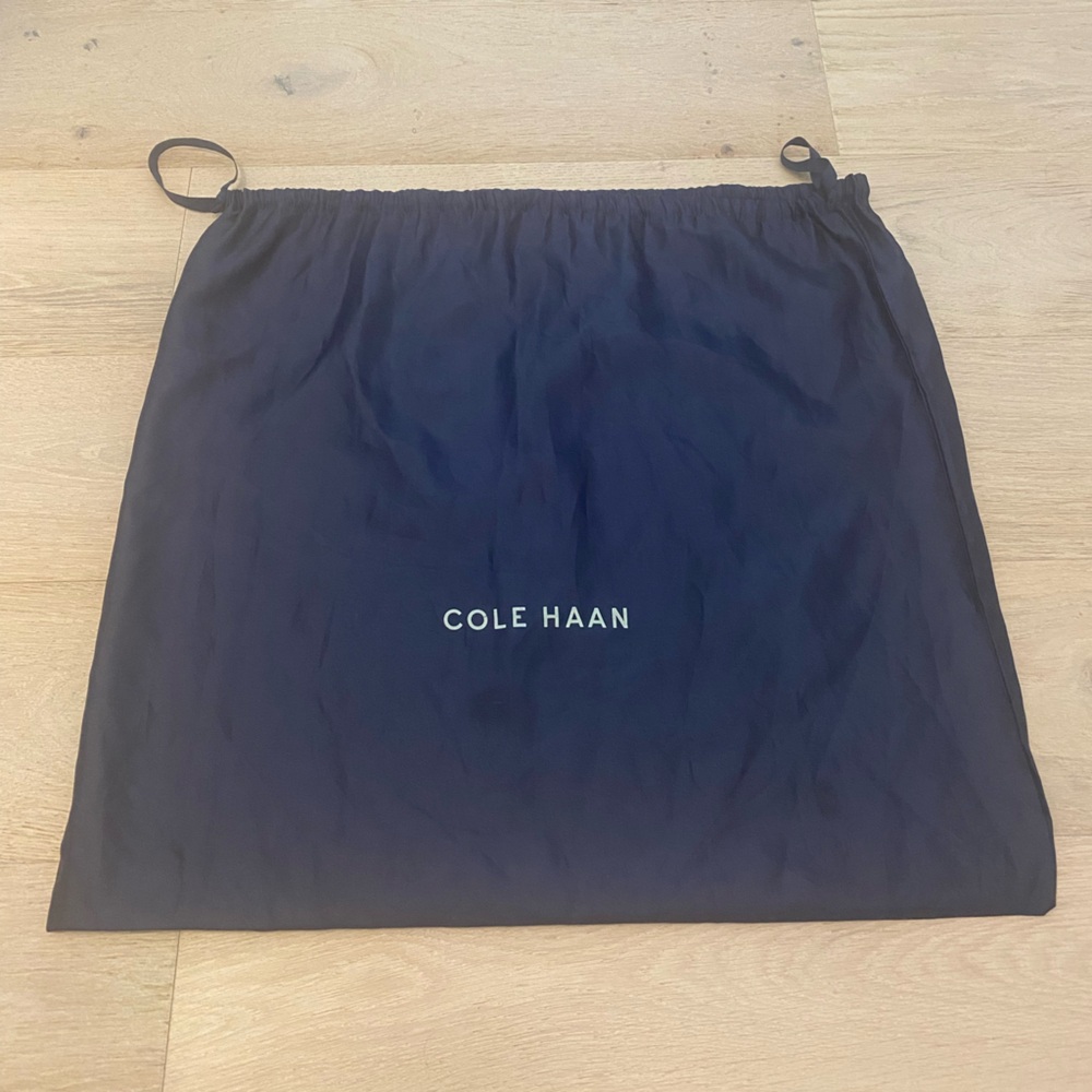 Cole Haan Blue Drawstring Satin Dust Bag
